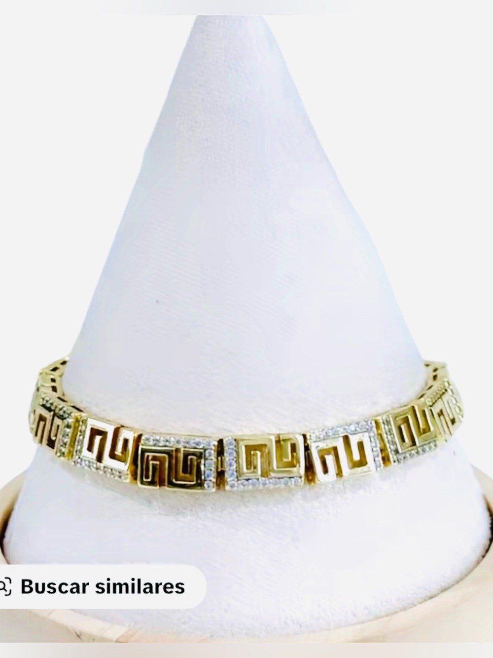 Gold Filled 14k Versa Style Bracelet for Women with zirconia Size 7-8” Jewelry